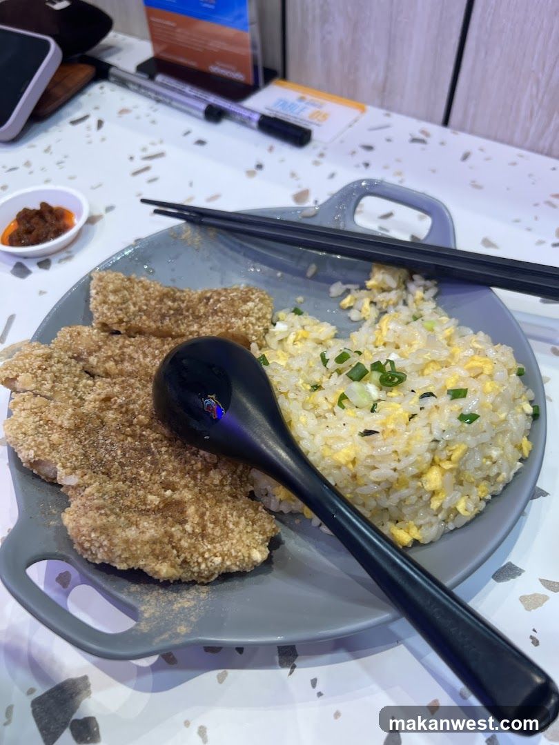 Fried Chicken and Rice