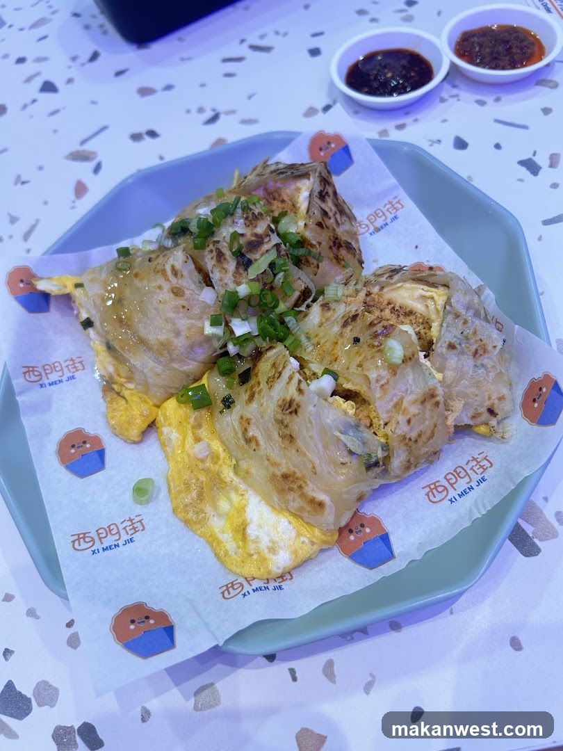 Rolled Omelet with Scallions