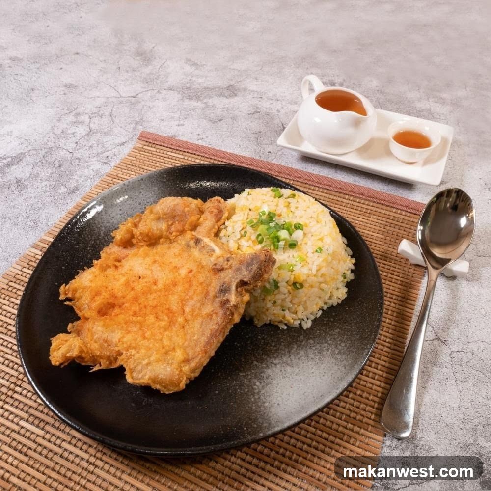 Fried Pork Chop with Fried Rice