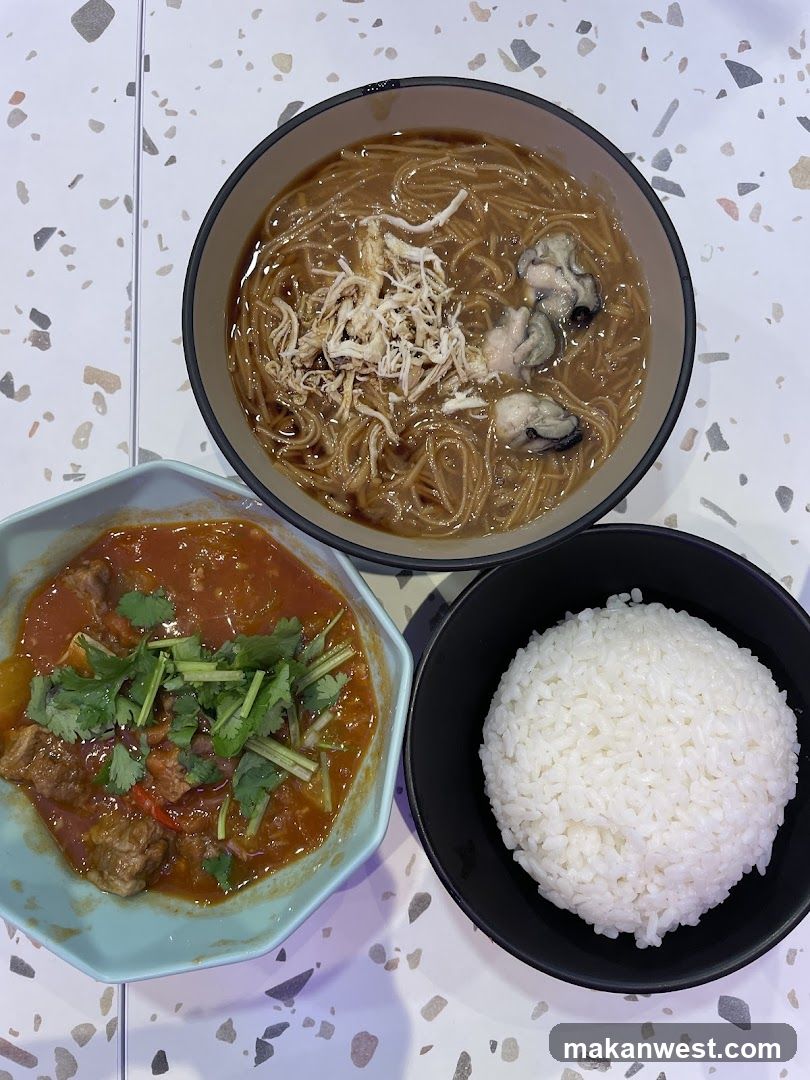 Three Bowls of Food