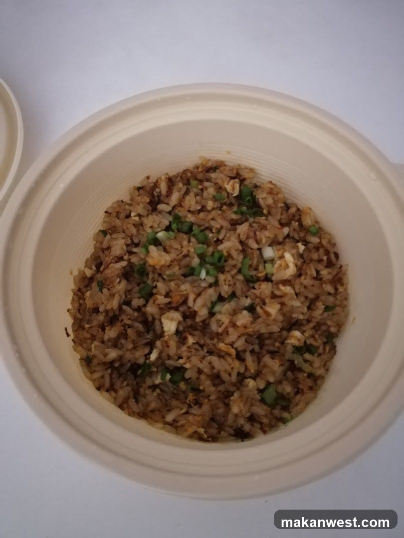 Fried Rice in a Takeout Container