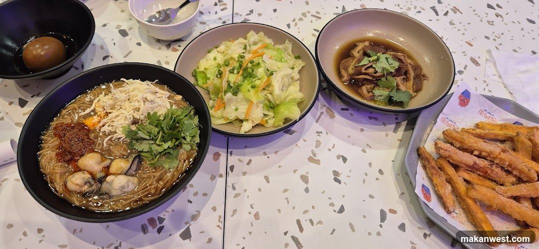Table with various dishes