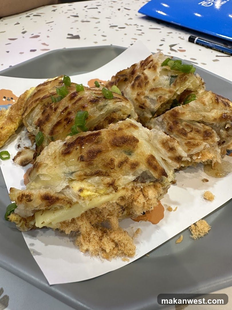 Savory Rolled Pancake with Toppings