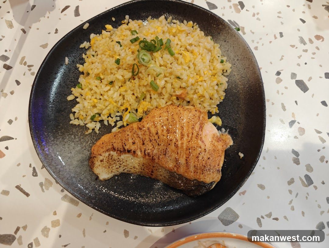 Salmon and Fried Rice