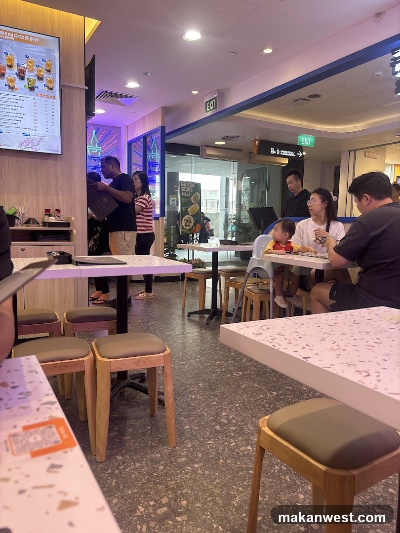 Diners at a Casual Restaurant