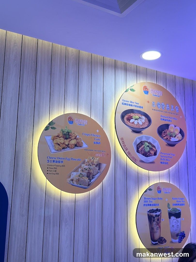 Taiwanese Food Menu