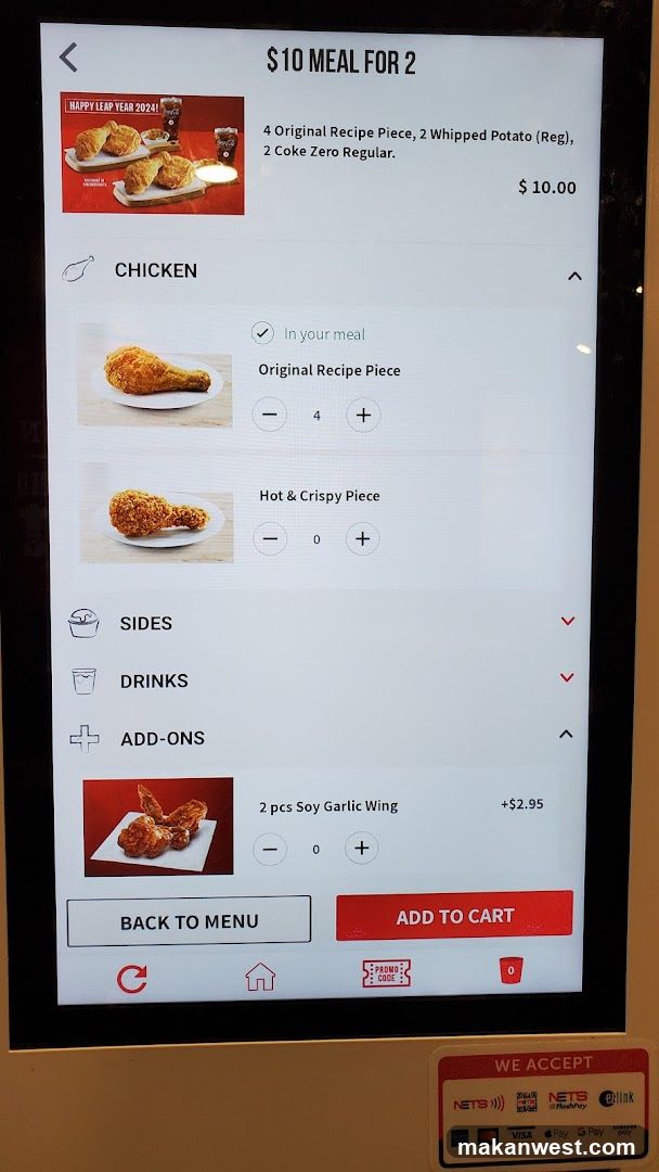 $10 MEAL FOR 2