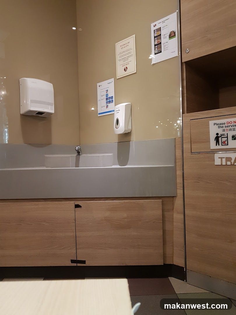 Restroom Sink Area