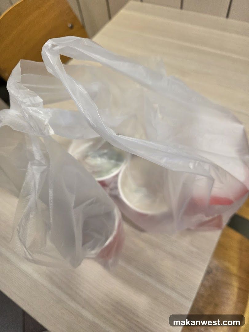 Takeout Bag with Cups