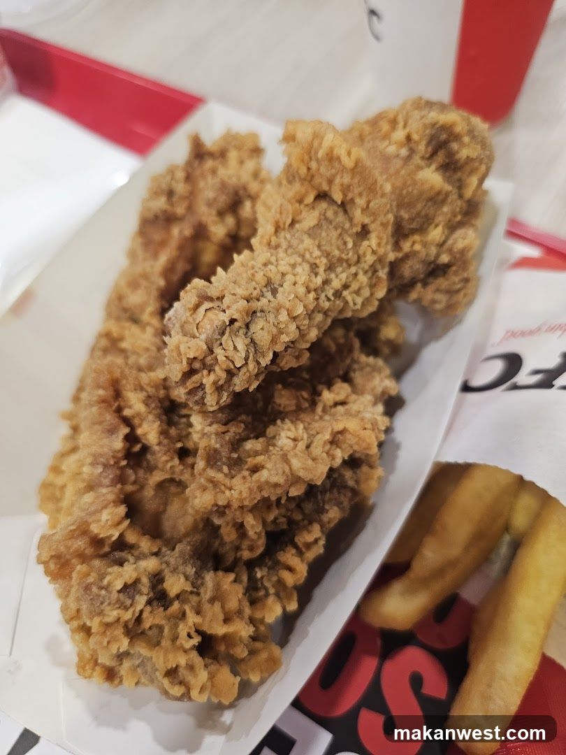 Fried Chicken and Fries