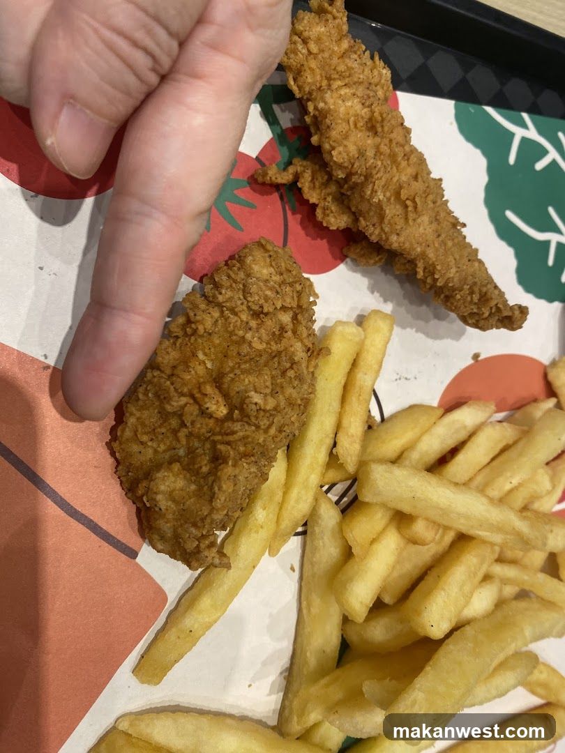 Fried Chicken and Fries