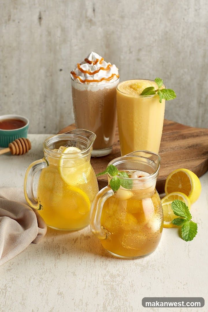Assortment of Refreshing Drinks