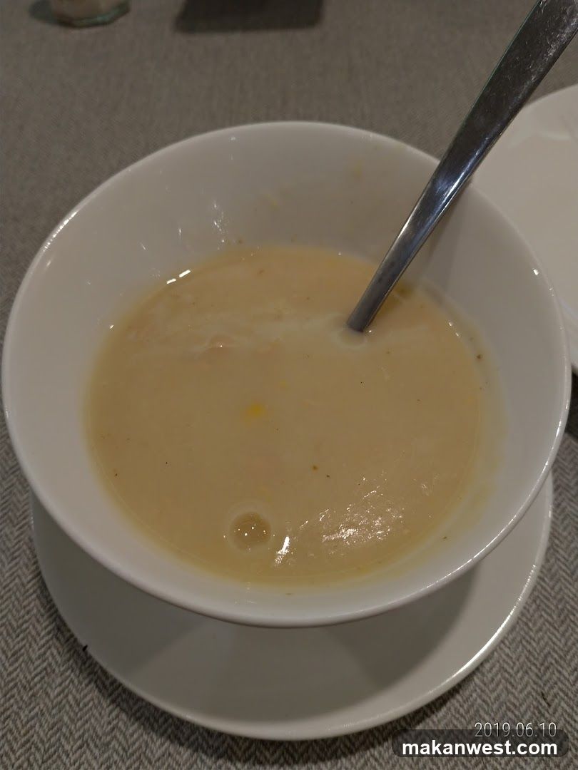 Creamy Soup with Spoon