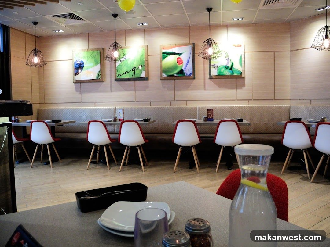 Restaurant Interior with Modern Seating