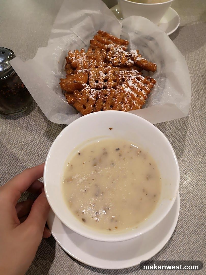 Soup and Waffle Fries