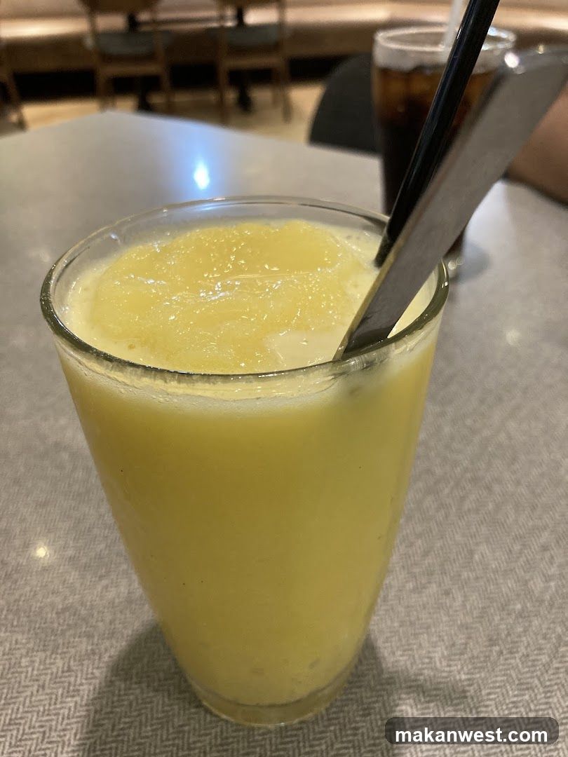 Yellow Slushy Drink