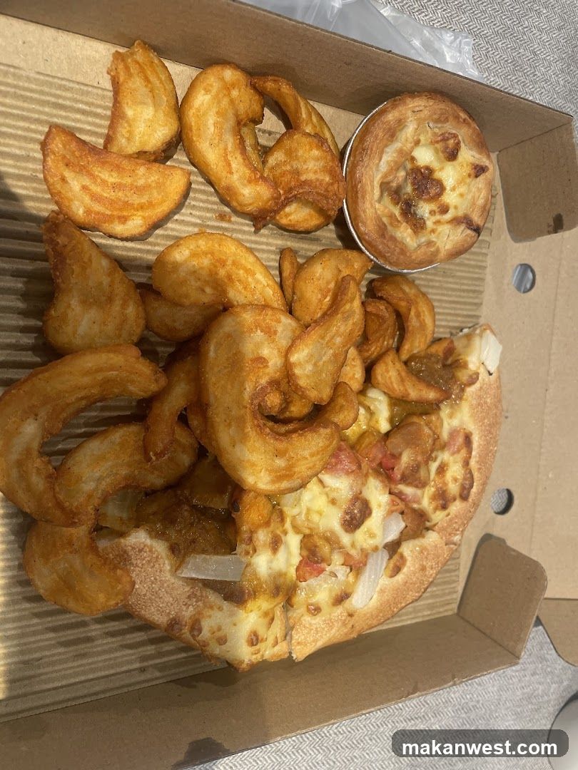 Pizza and Potato Wedges
