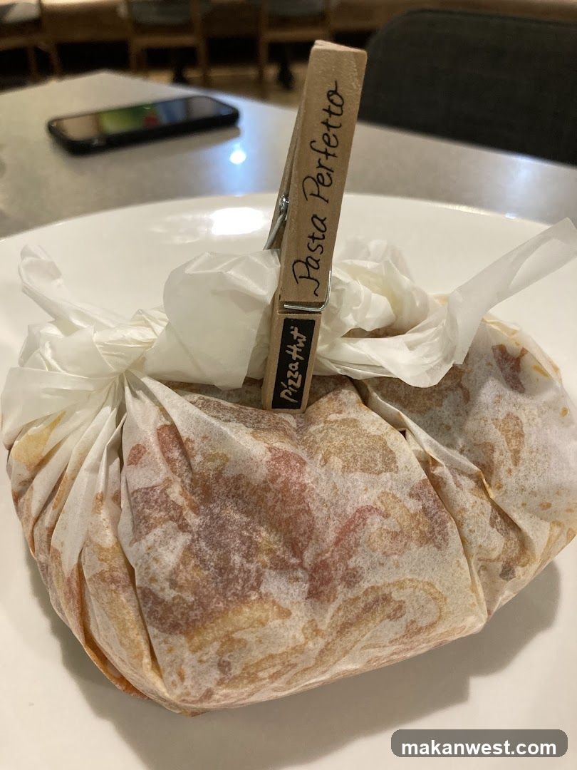 Food item with a clothespin