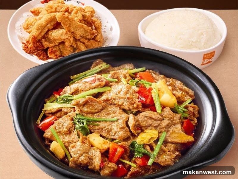 Stir-fried Beef with Vegetables and Rice