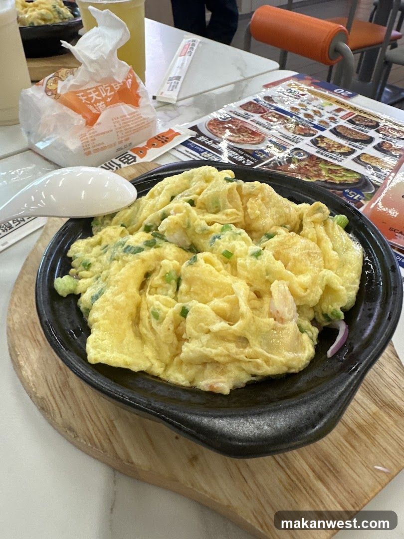 Scrambled Eggs with Shrimp