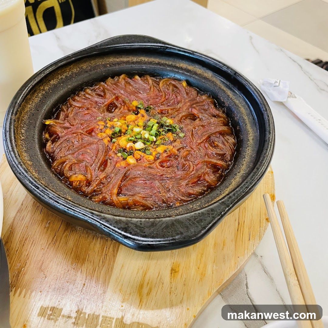 Spicy Noodles in a Clay Pot