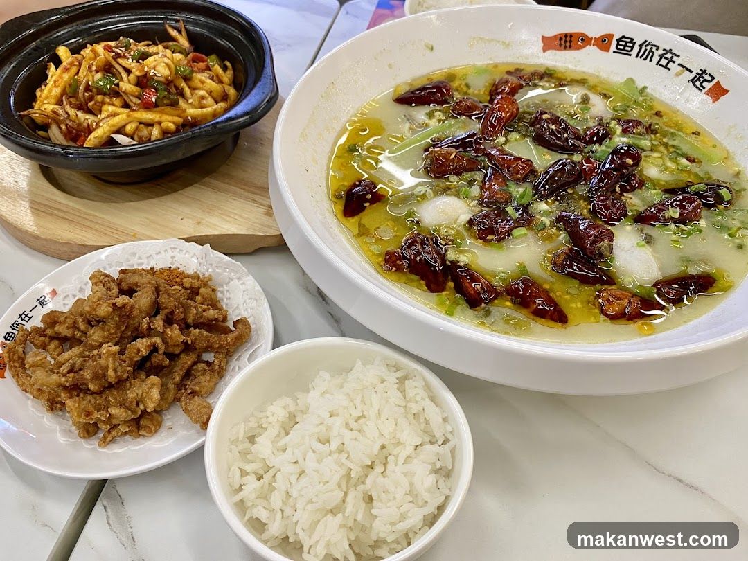 Chinese Food Spread