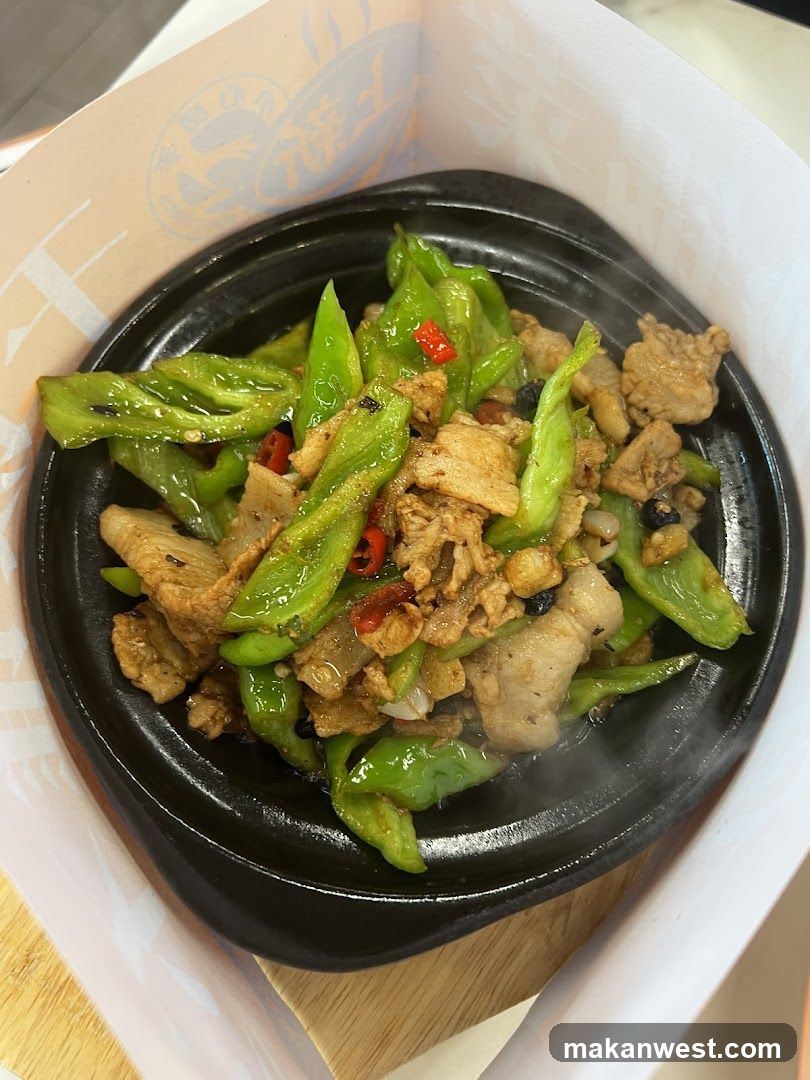 Stir-fried Pork with Green Peppers