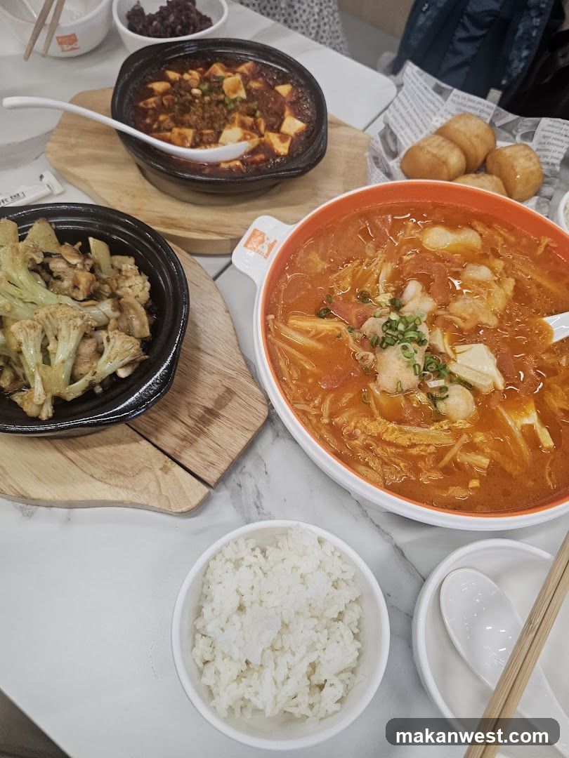 Chinese Food Spread