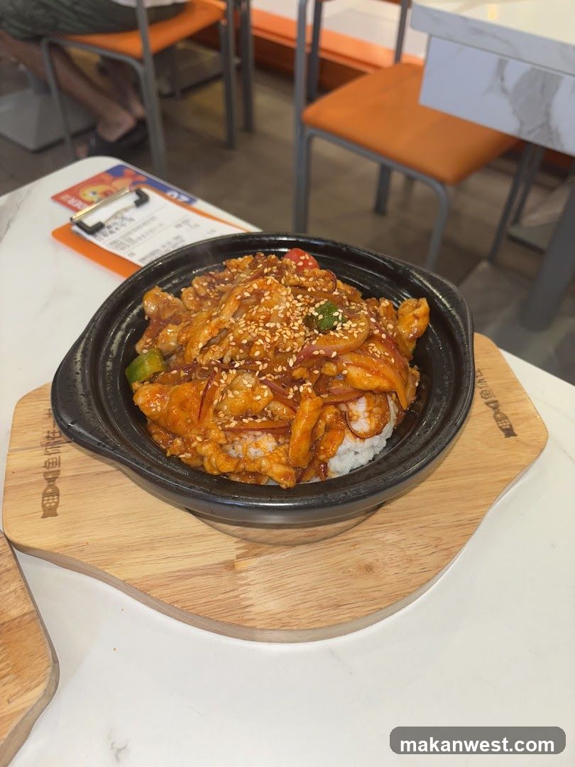 Spicy Stir-Fried Dish with Rice