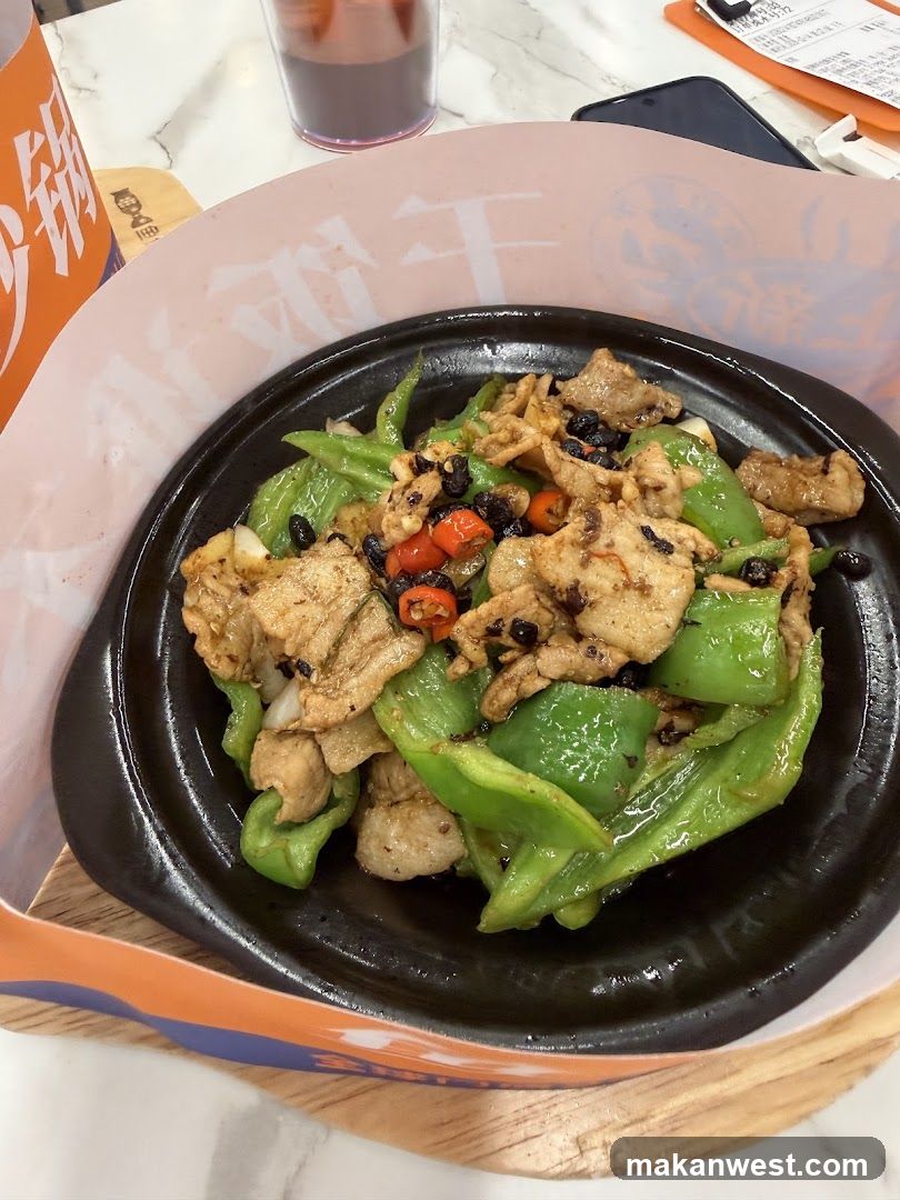 Sizzling Pork with Peppers