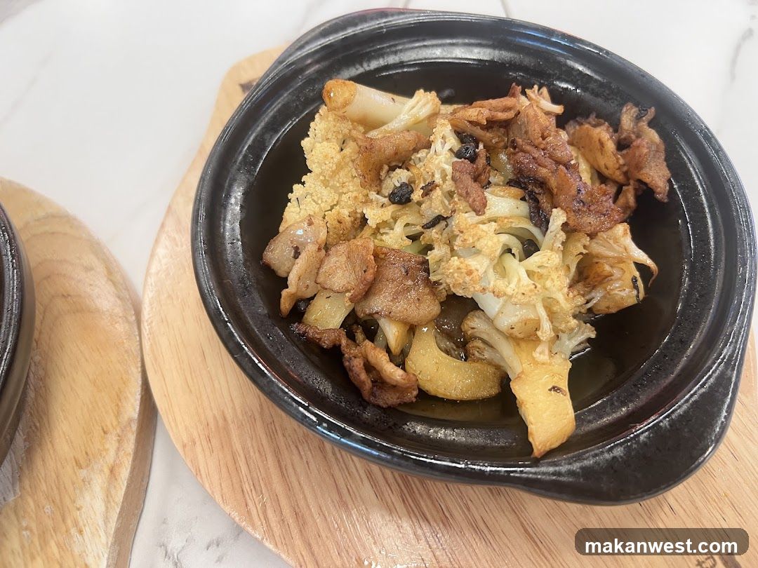 Cauliflower and Pork Dish