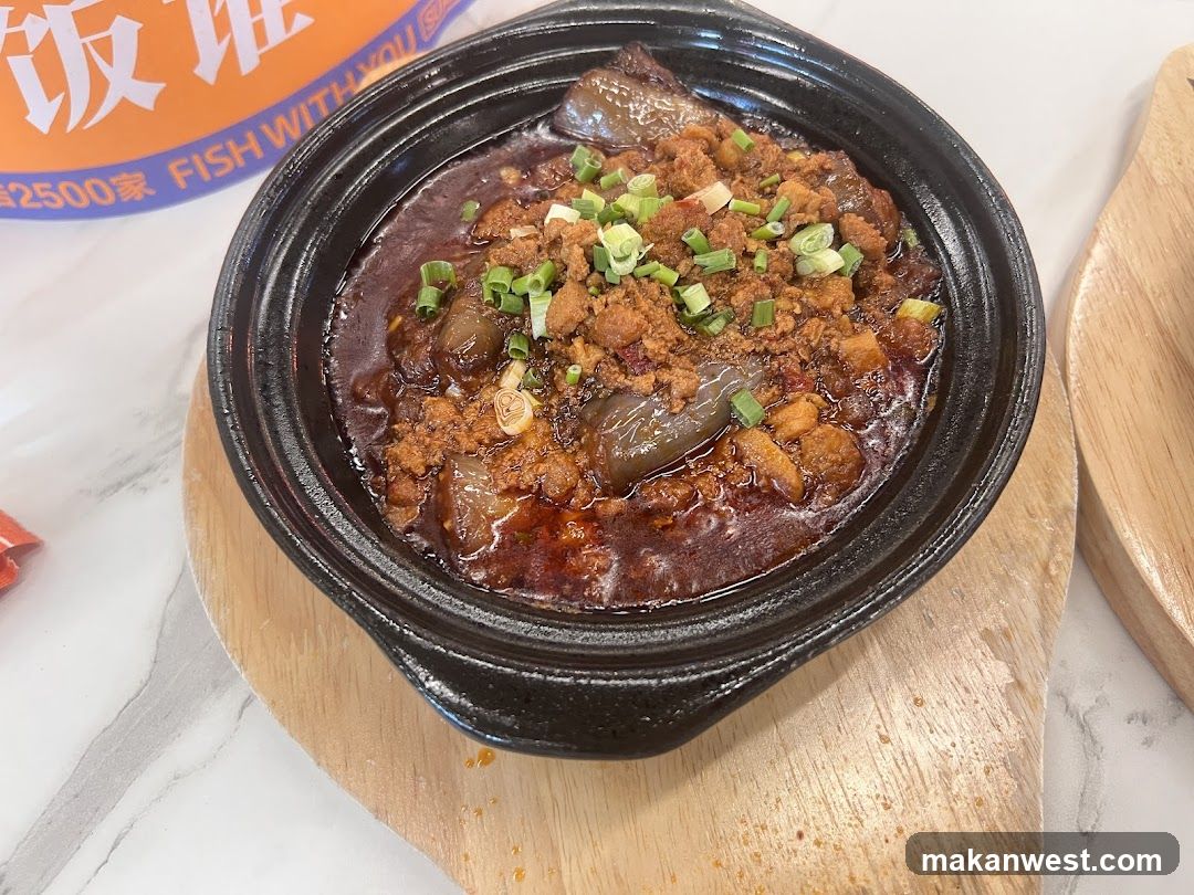 Braised Eggplant with Minced Pork