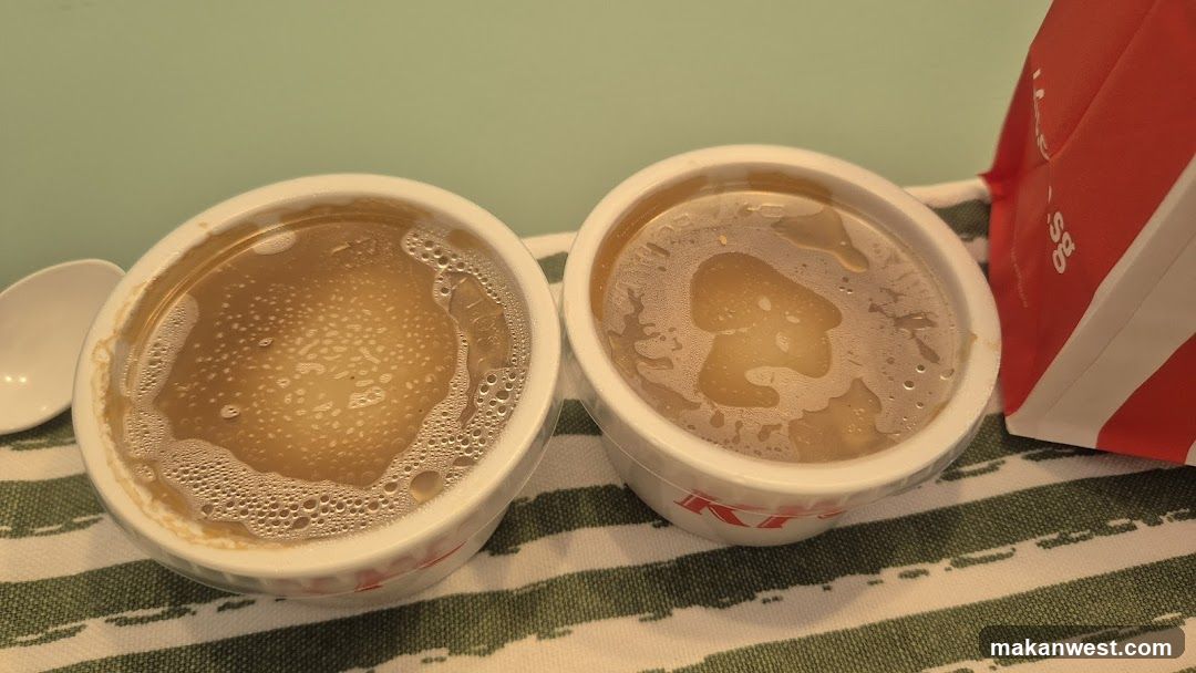 Two bowls of soup