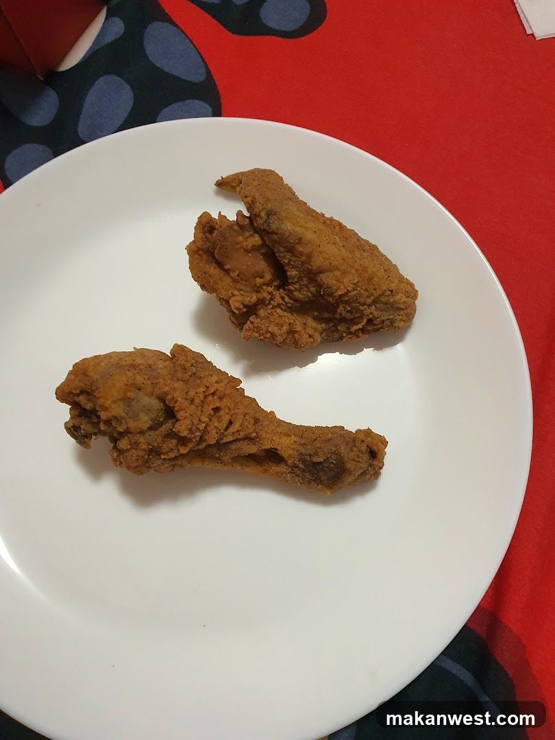 Fried Chicken on a Plate