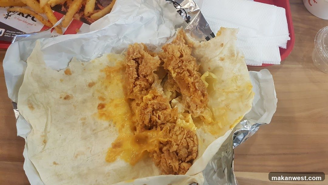 Fried Chicken Wrap with Fries