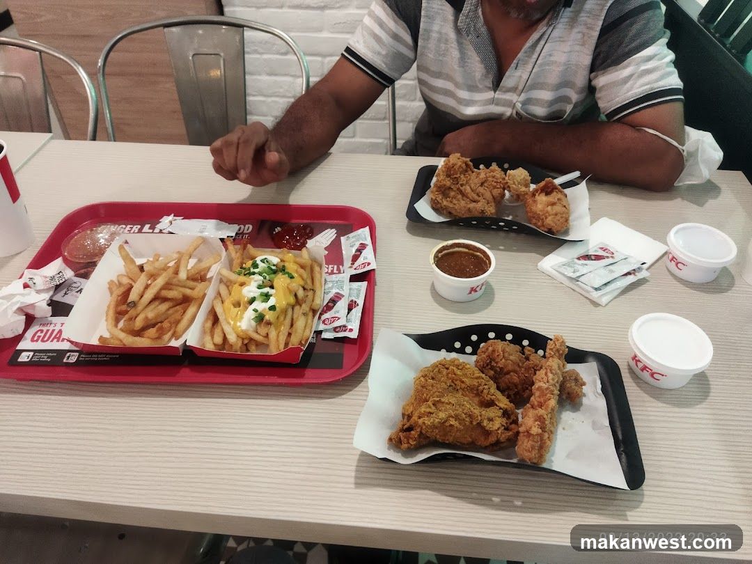 Fried Chicken and Fries