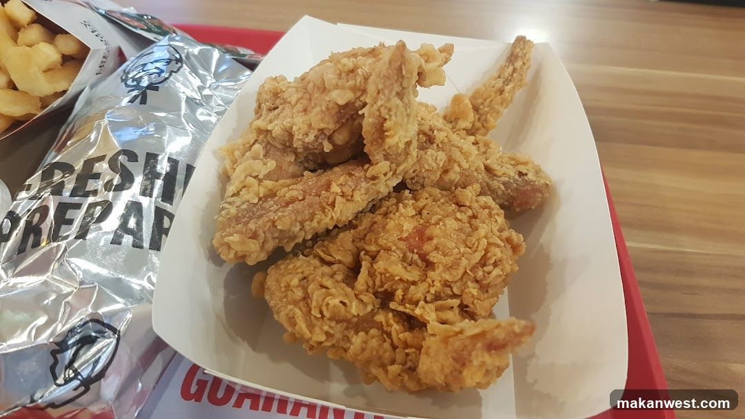 Fried Chicken Wings and Fries