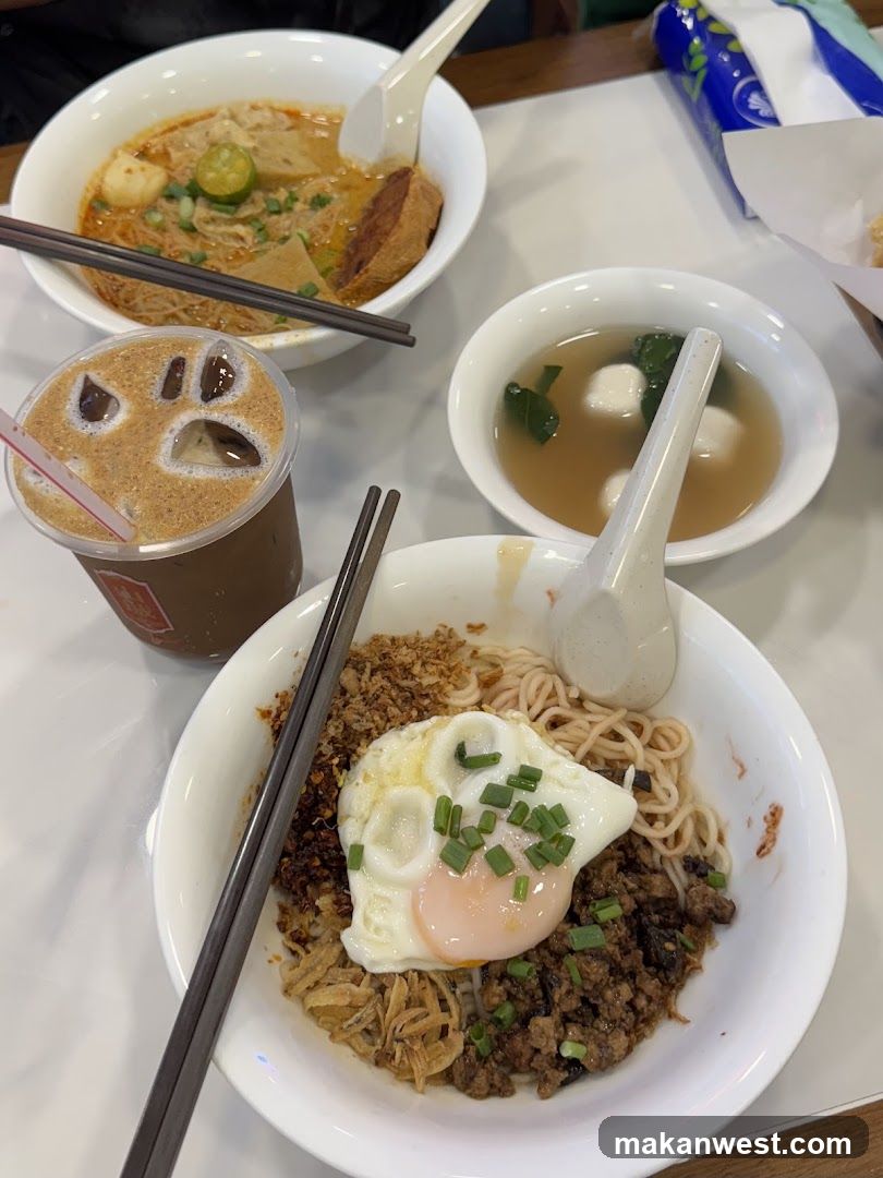 Noodle Dishes and Drink