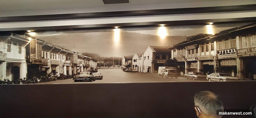 Vintage Street Scene Mural