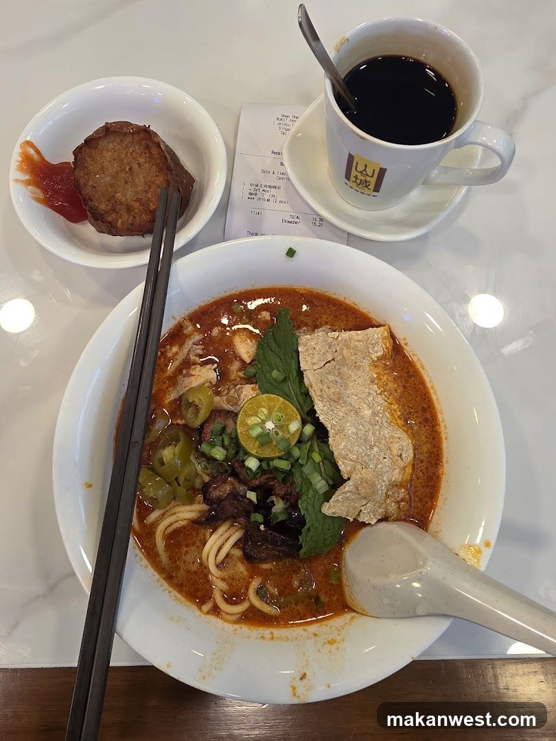 Noodle Soup and Coffee