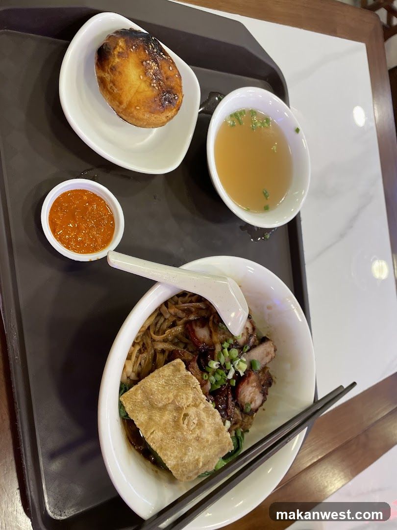 Noodle Dish with Sides