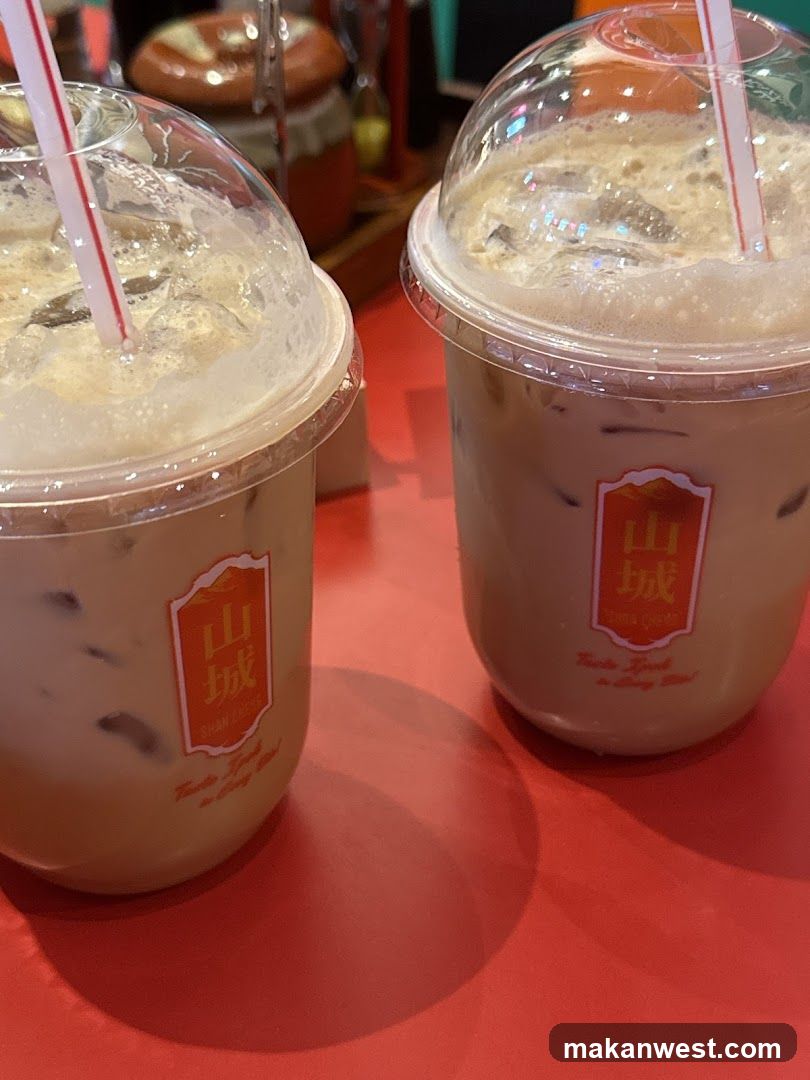 Two Iced Drinks