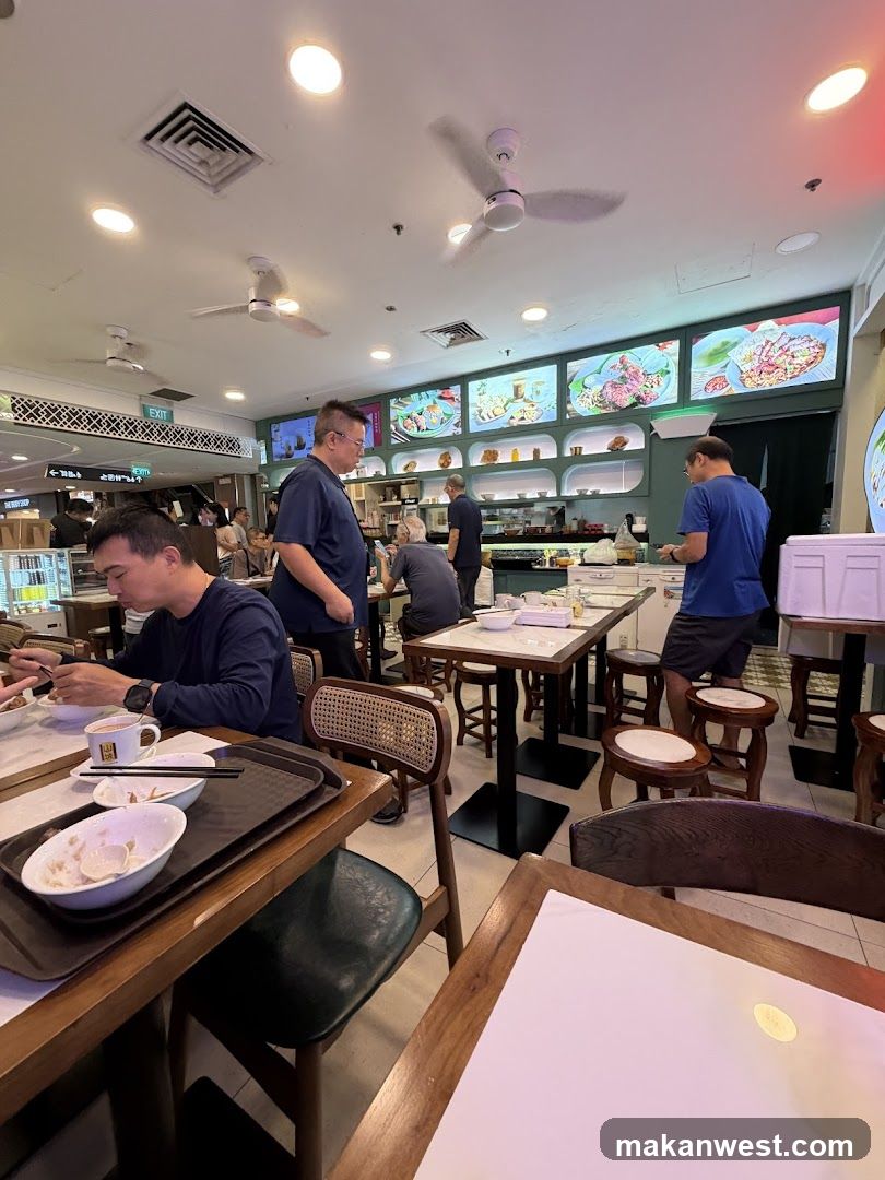 Restaurant Interior with Diners
