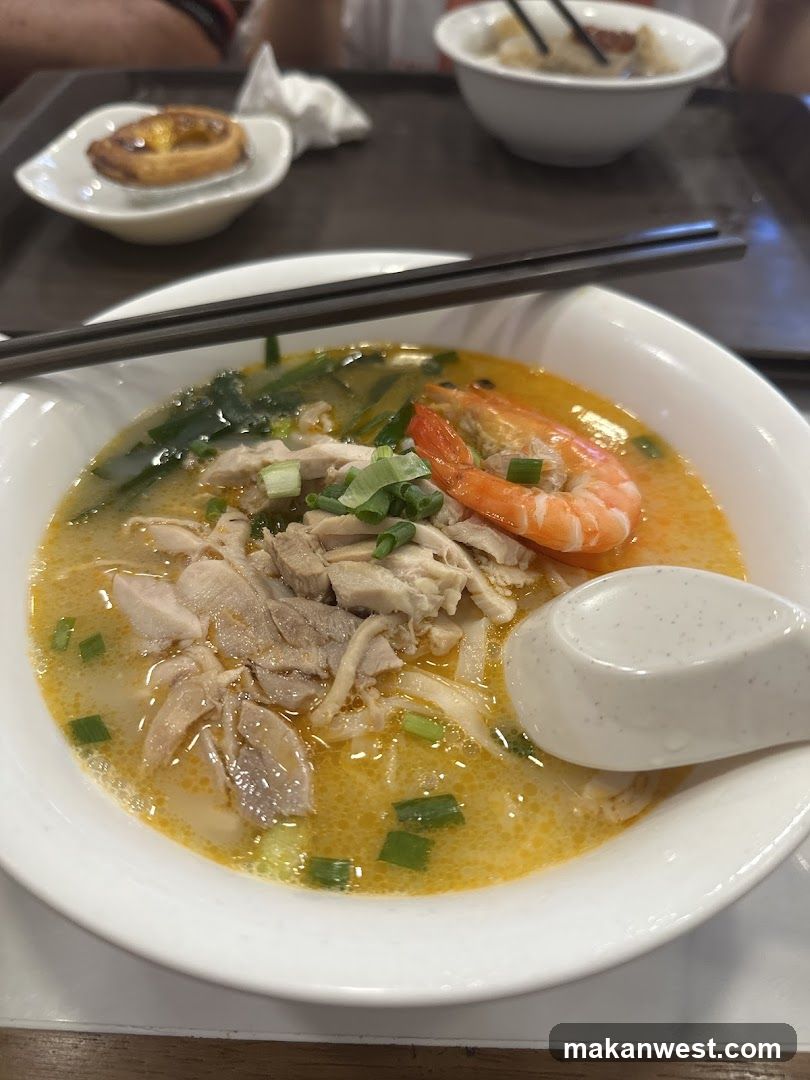 Noodle Soup with Shrimp and Chicken