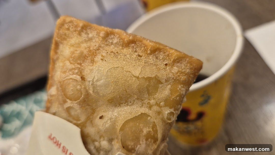 Fried Pastry with Drink