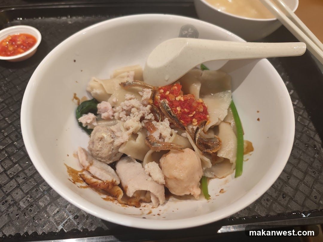 Noodle Soup with Meatballs and Dumplings