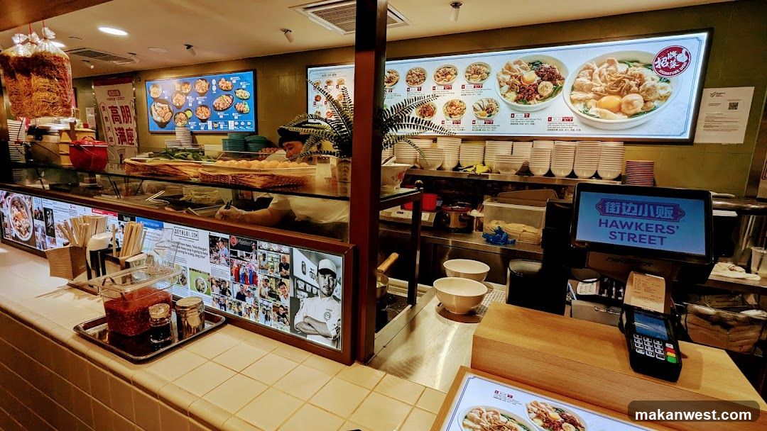 Hawkers' Street Menu