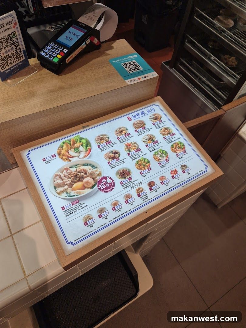 Noodle Soup Menu