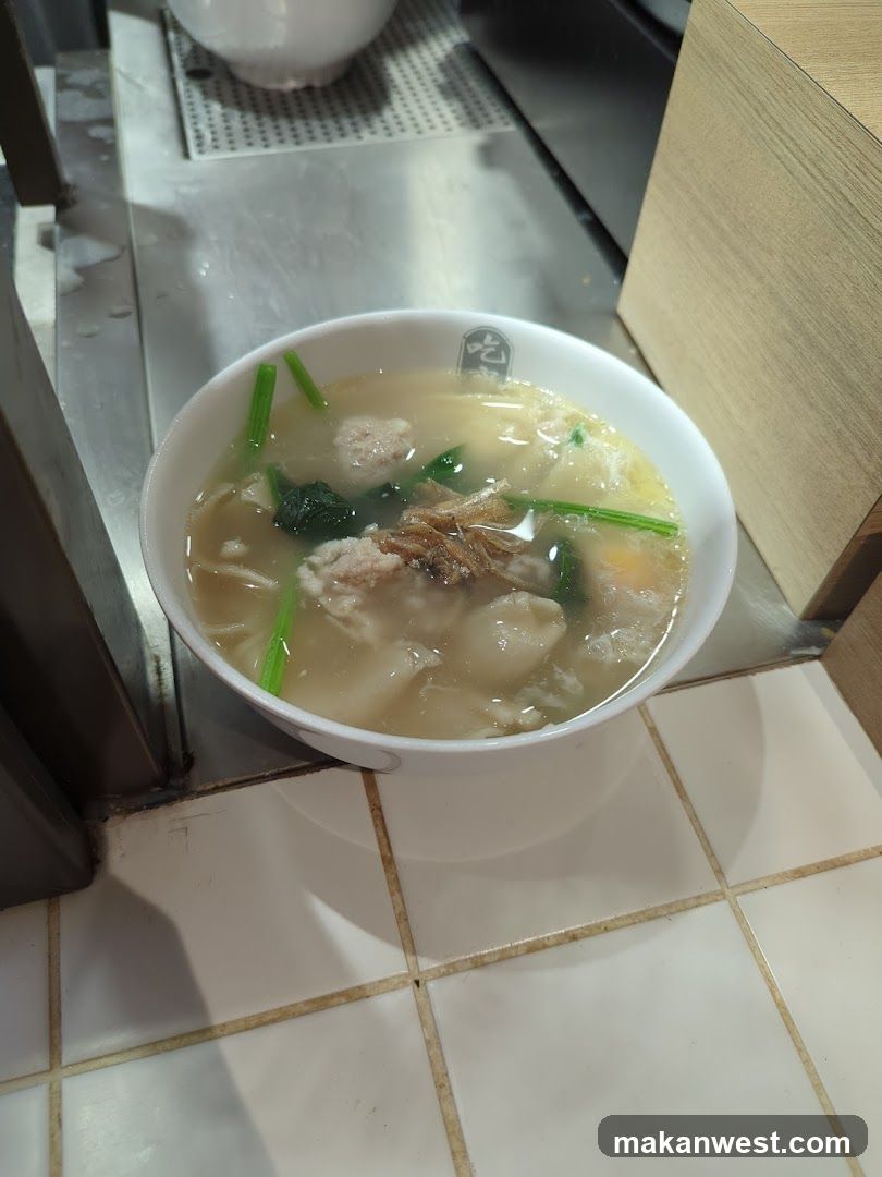 Soup with Meatballs and Greens