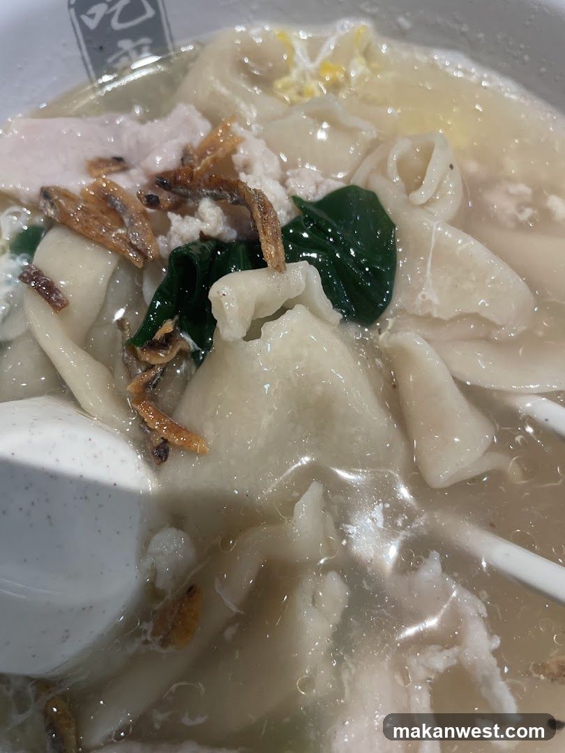 Noodle Soup with Anchovies